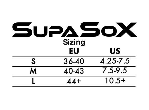 Supacaz SupaSox Twisted Sokker Sort S(36-40)