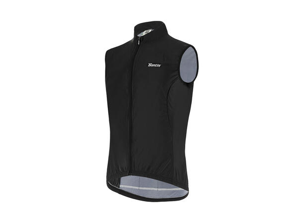 Santini Fine vest sort 2XL 
