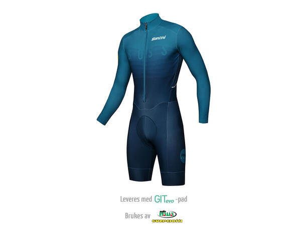 Santini Teamtøy Boss CX termosuit L