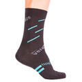 Velotoze Merino Sokker Sort/Bl&#229; S-M