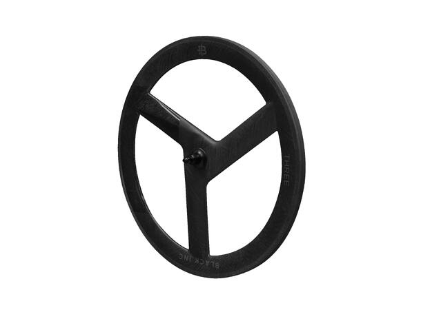 Black Inc Three disc Forhjul Clincher, CeramicSpeed 
