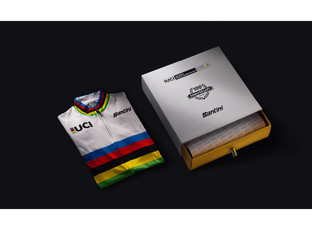 Santini UCI VM trøye Gold design XL 