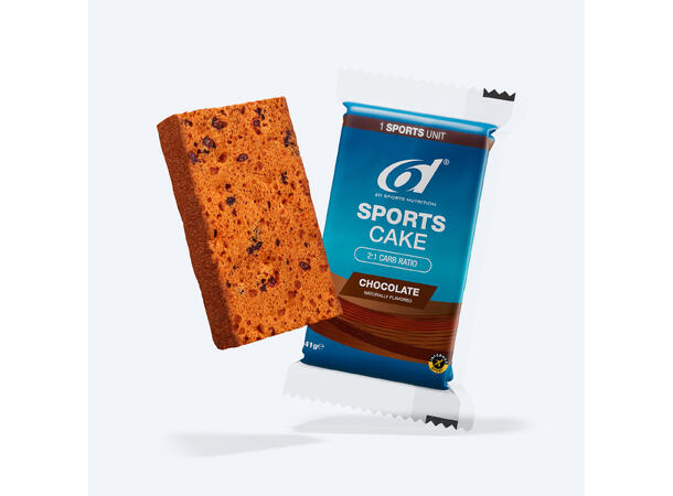 6d Sports Cake, Sjokolade 6 x 41 gram 