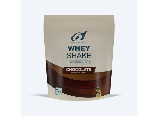6d Whey Shake, 500 g Sjokolade 