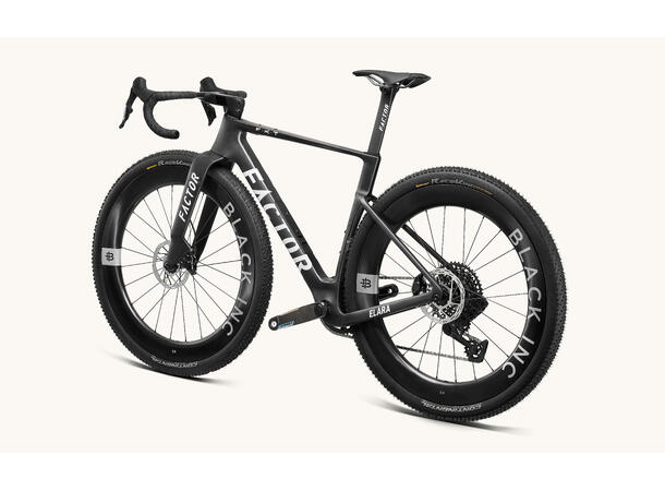 Factor Elara Aero Grussykkel, Sort 56, SRAM Force XPLR 1x13, Wattmåler 