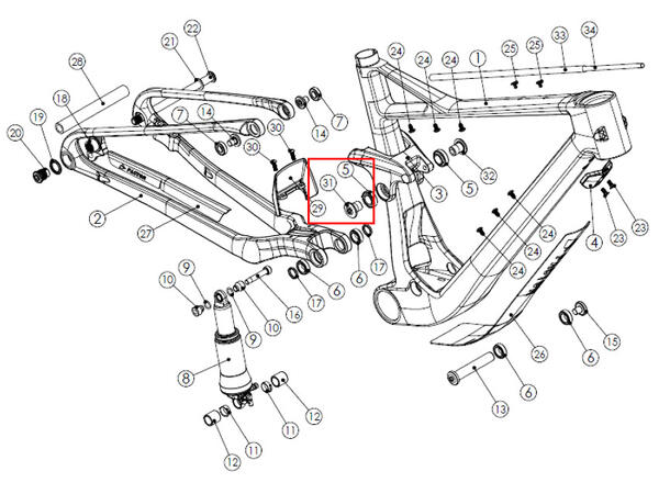 Factor Lando FS Venstre pivot-punkt R00-FDA967BAE-BK 