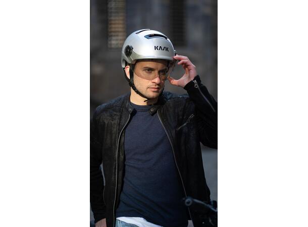 KASK Urban R Hjelm m/visir Grå Grå / Silver smoke str. S 