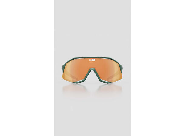 Koo Demos Briller Green Matt / Orange Mirror 