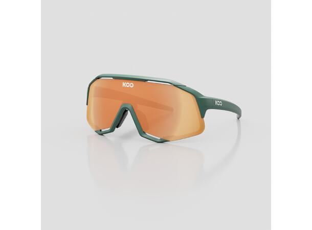 Koo Demos Briller Green Matt / Orange Mirror 