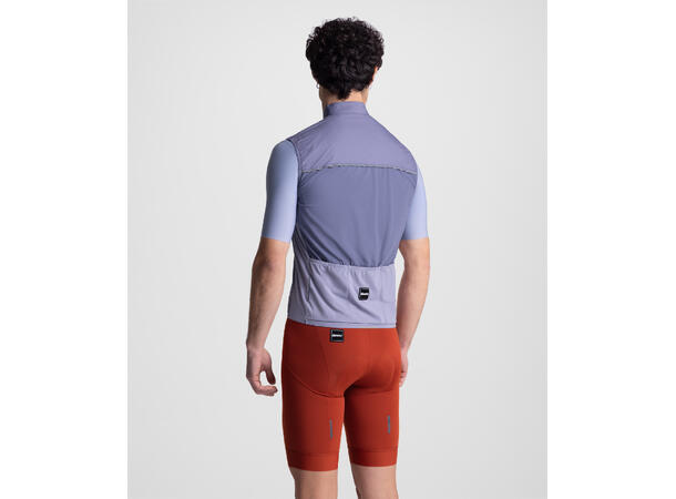 Santini RTR Vindtett vest Blå str. XL 