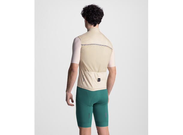 Santini RTR Vindtett vest Cappuccino str. 2XS 