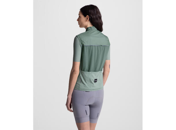 Santini RTR Vindtett vest Grønn str. L 