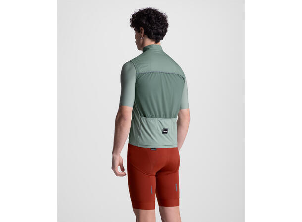 Santini RTR Vindtett vest Grønn str. L 