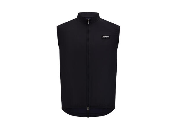 Santini RTR Vindtett vest Sort str. XS 