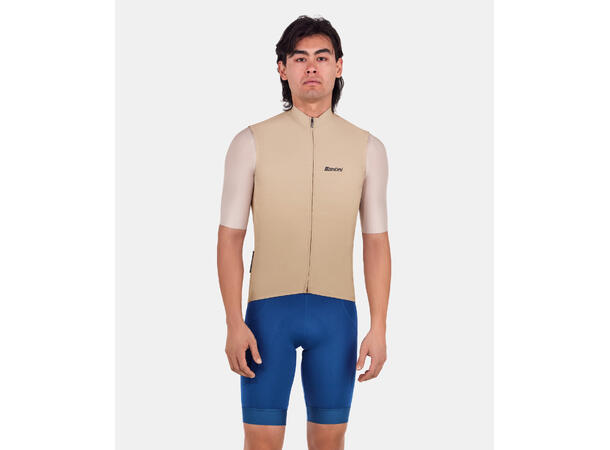 Santini RTR Vindtett vest, Cappuccino Cappuccino str. XL 