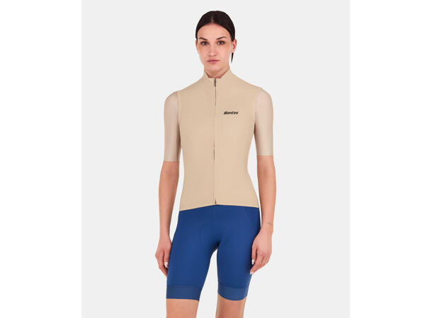 Santini RTR Vindtett vest, Cappuccino Cappuccino str. XL 
