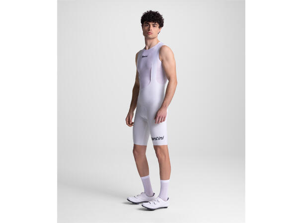 Santini Unico Edge Sykkelshorts Hvit str. XL 