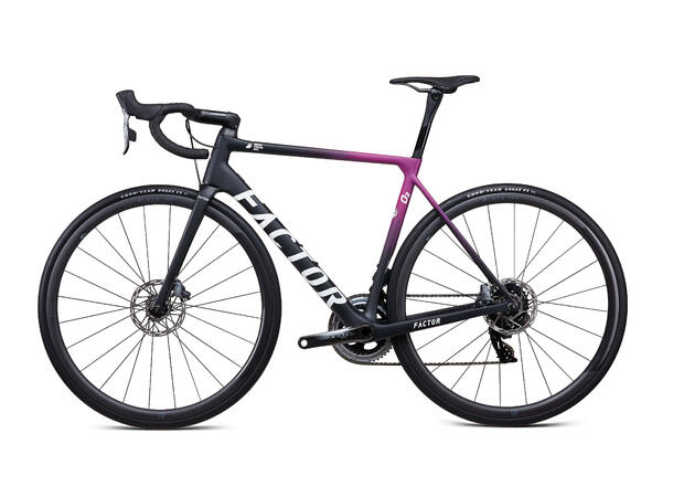 Factor O2 Disc Performance Midnight Pink SRAM Rival, Fulcrum Rapid RED 5 hjul 