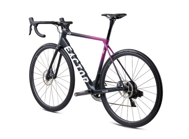 Factor O2 Disc Performance Midnight Pink SRAM Rival, Fulcrum Rapid RED 5 hjul 