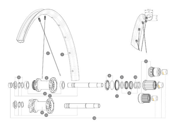 Mavic Crossmax SL S 29 eike-kit V2388301 