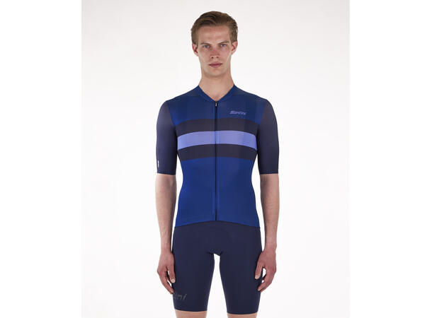 Santini Eco Sleek Bengal Sykkeltrøye BLÅ M 