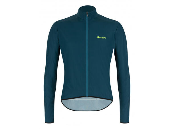 Santini Nebula Tynn Vindtett Jakke Teal M 