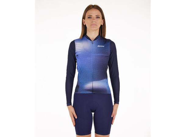 Santini Ombra Unisex Langermet trøye Blå 2XL 