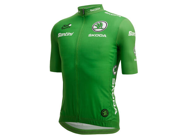 Santini Tour de France Grønn trøye Fan XL 
