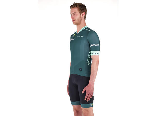 Santini Tour de France Ledertrøye Grønn M 