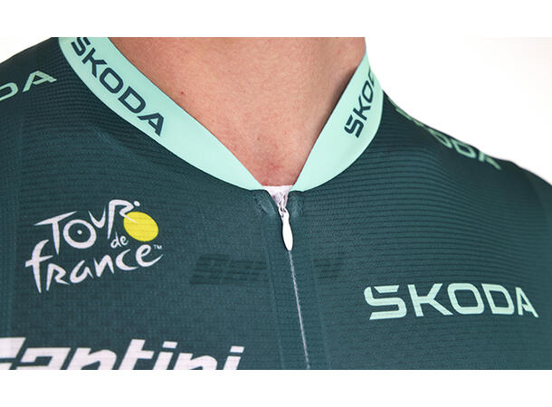 Santini Tour de France Ledertrøye Grønn M 