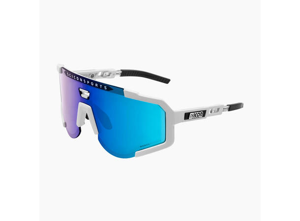 Scicon Aeroscope Solbriller White Gloss/Multimirror Blue 