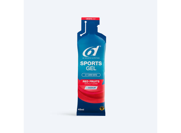 6d Sports Gel Red Fruits 