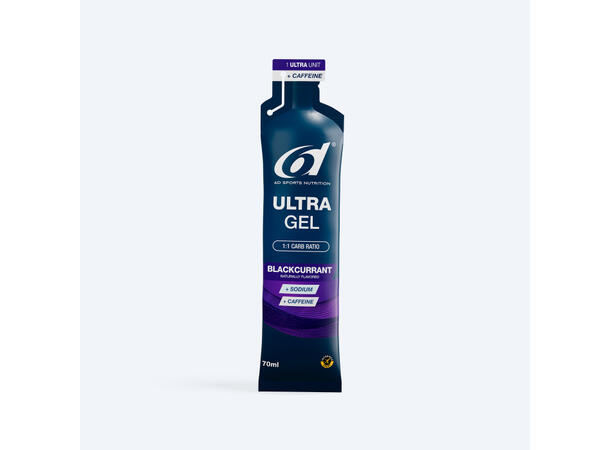 6d Ultra Gel Solbær + Koffein 