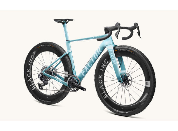 Factor Elara Aero Grussykkel, Blå 56, SRAM Force XPLR 1x13, Wattmåler 