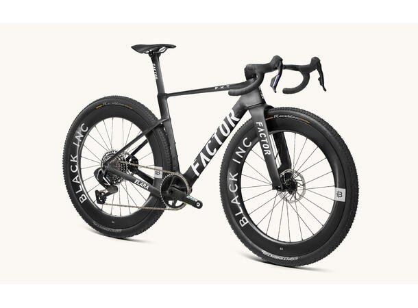 Factor Elara Aero Grussykkel, Sort 54, SRAM Force XPLR 1x13, Wattmåler 