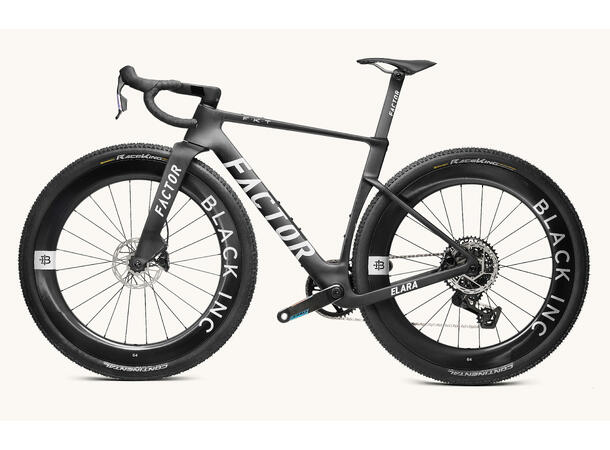 Factor Elara Aero Grussykkel, Sort 54, SRAM Force XPLR 1x13, Wattmåler 