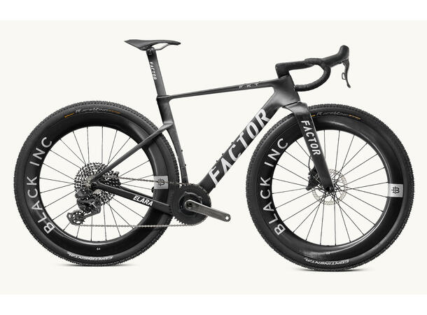 Factor Elara Aero Grussykkel, Sort 54, SRAM Force XPLR 1x13, Wattmåler 