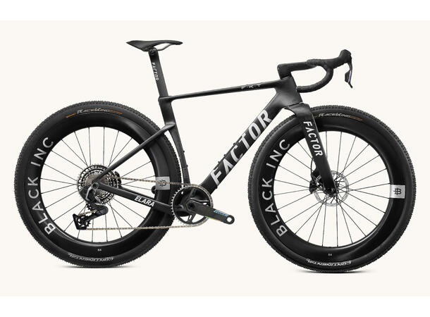 Factor Elara Aero Grussykkel, Sort 54, SRAM Force XPLR 1x13, Wattmåler 