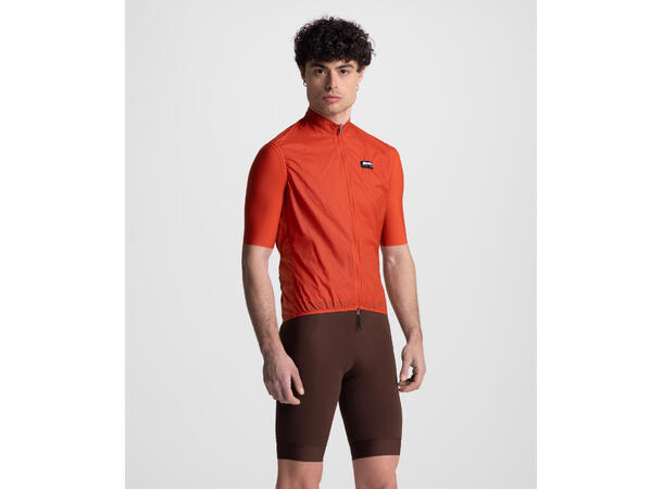 Santini RTR Vindtett vest Oransje str. 2XS 