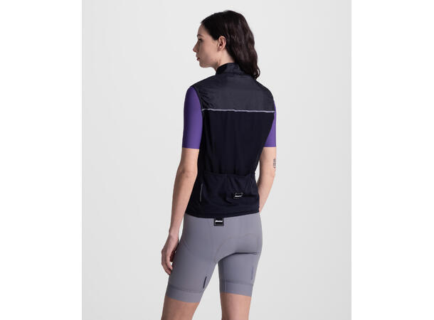 Santini RTR Vindtett vest Sort str. L 