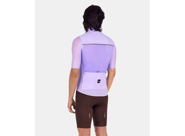Santini RTR Vindtett vest, Lilla Lilla str. S 
