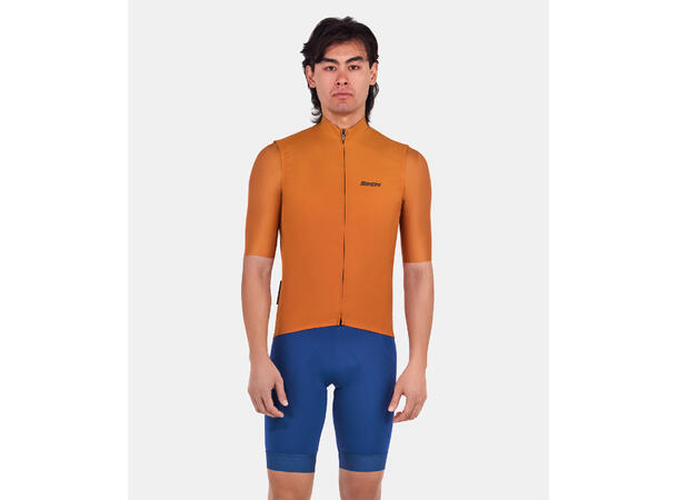 Santini RTR Vindtett vest, Rust Rust str. M 