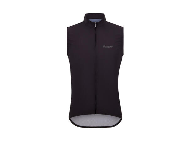 Santini RTR Vindtett vest, Sort Sort str. S 