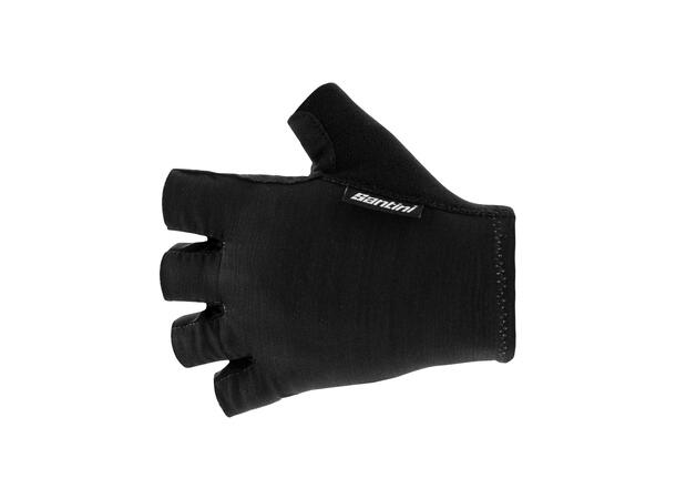 Santini Tact korte hansker - Sort Sort str. XL 