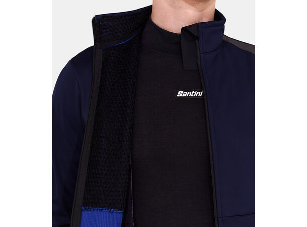 Santini Windbloc Vinterjakke Blå str. L 