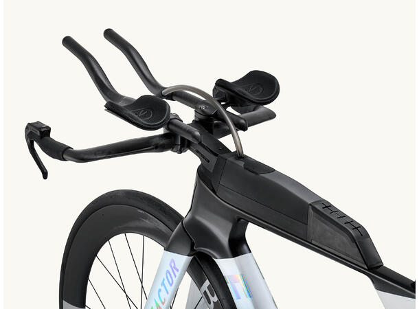 Factor Slick Triatlon- og temposykkel 54, Hvit, Force, Wattmåler 