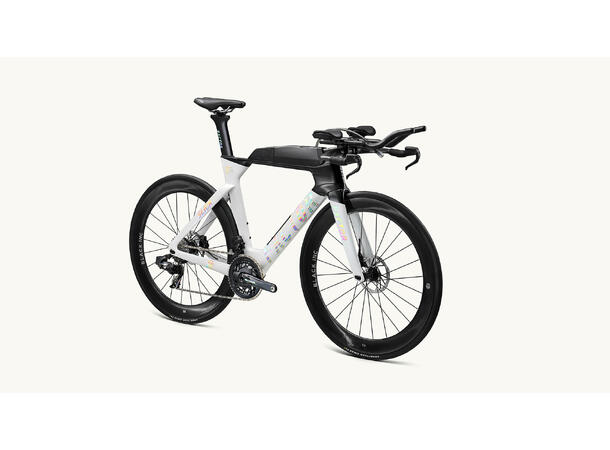 Factor Slick Triatlon- og temposykkel 54, Hvit, Force, Wattmåler 