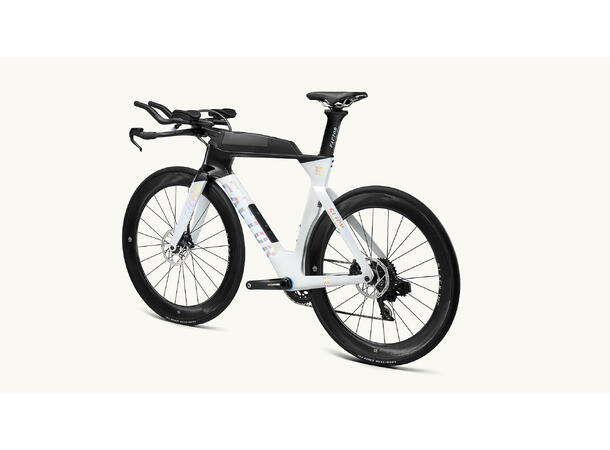 Factor Slick Triatlon- og temposykkel 54, Hvit, Force, Wattmåler 