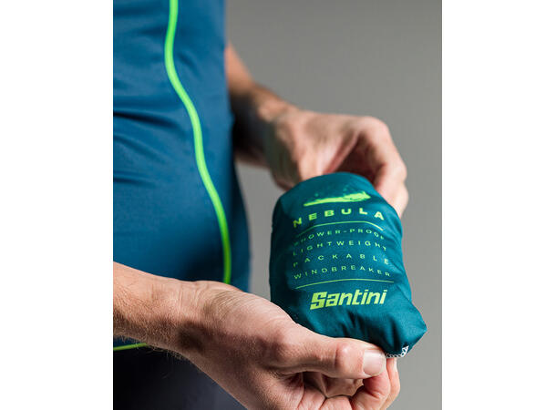 Santini Nebula Puro Tynn Vest Sort Sort L 
