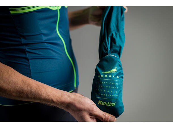 Santini Nebula Puro Tynn Vest Sort Sort L 